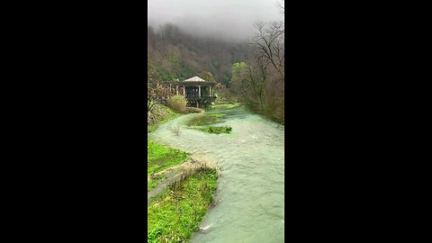 Cloudy Day in the River