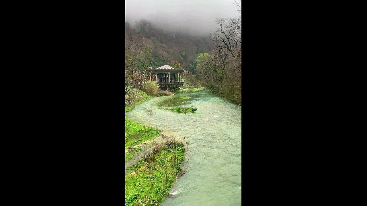 Cloudy Day in the River