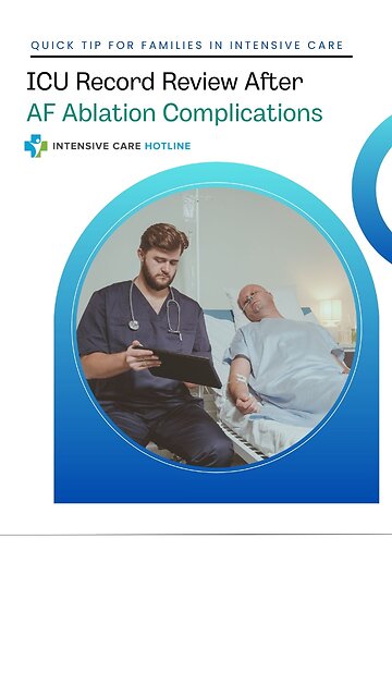 ICU Record Review After AF Ablation Complications