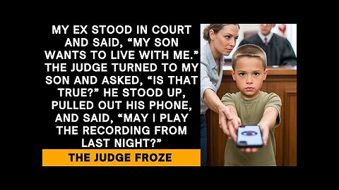 My Ex Told the Judge Our Son Wanted to Live With Him. Then My Son Pulled Out His Phone...