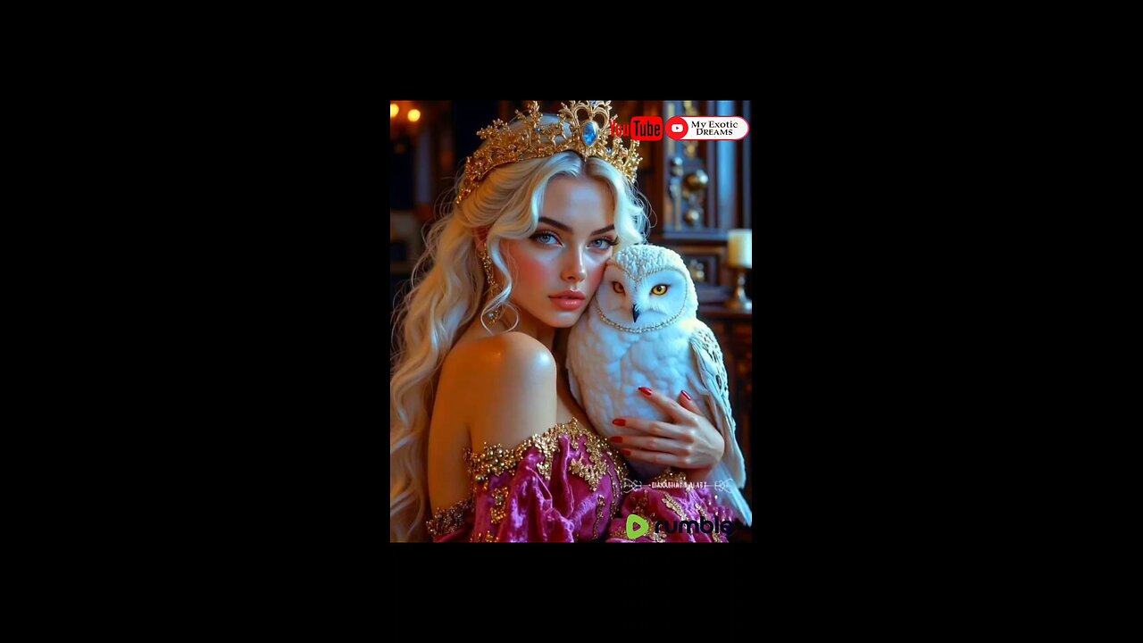 Queen and the owl 😍