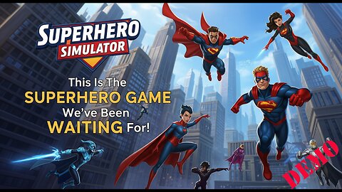 This Is The SUPERHERO GAME We've Been WAITING For! ┃ Upcoming Superhero Simulator ┃ Demo ┃ Gameplay