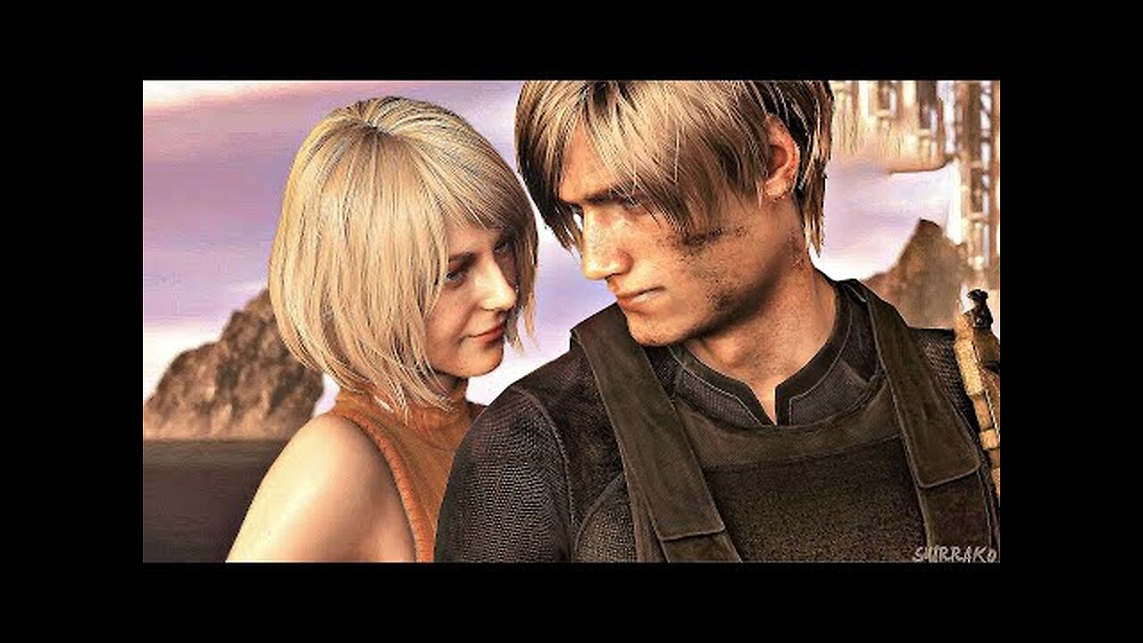 Ashley Has Crush On Leon (All Cutscenes) Resident Evil 4 Remake
