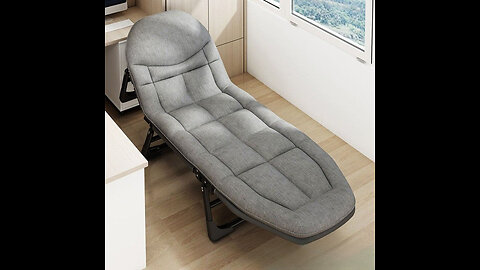 Relax Anywhere Foldable Recliner Single Bed