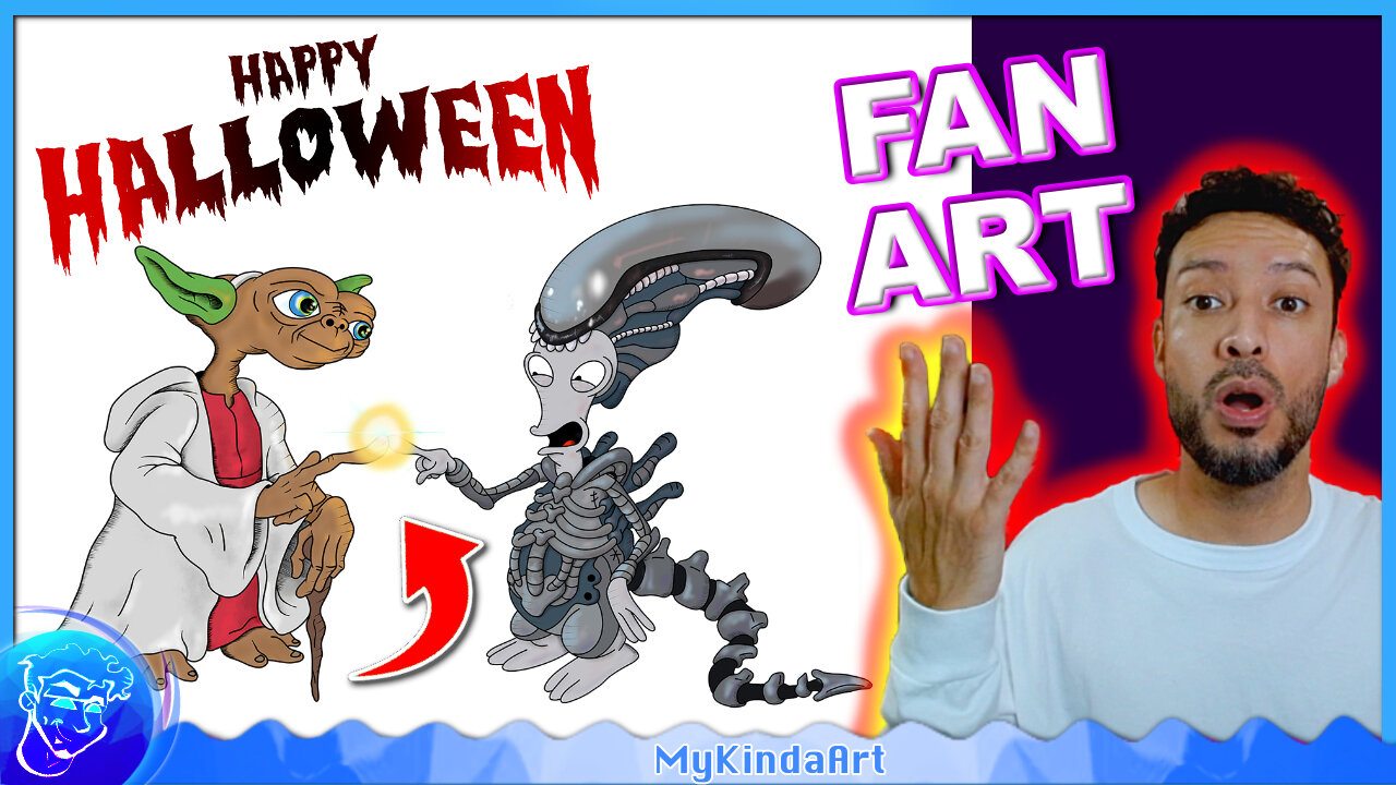 How to Draw Roger the Alien - American Dad