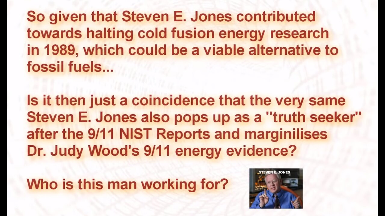 Steven E. Jones the Defence Intelligence Agency Asset