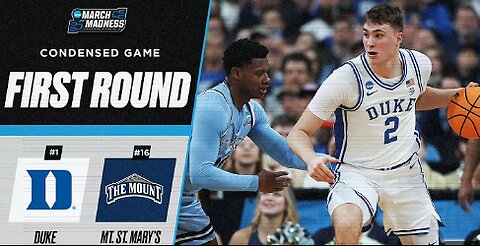 🔥 EPIC SHOWDOWN: Duke vs. Mount St. Mary's - First Round NCAA Tournament Extended Highlights!