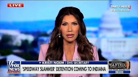 DHS Sec. Kristi Noem Announces ‘Speedway Slammer’ in Indiana