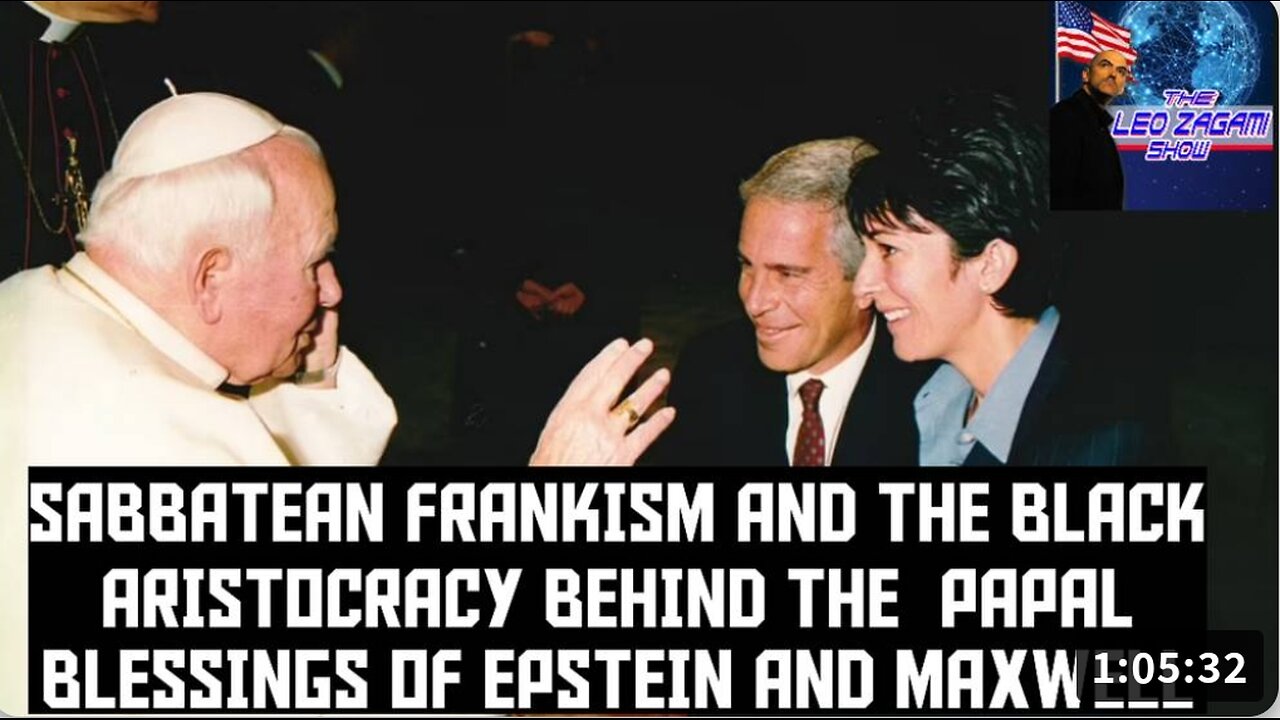 BLACK ARISTOCRACY BEHIND THE PAPAL BLESSINGS OF EPSTEIN AND MAXWELL