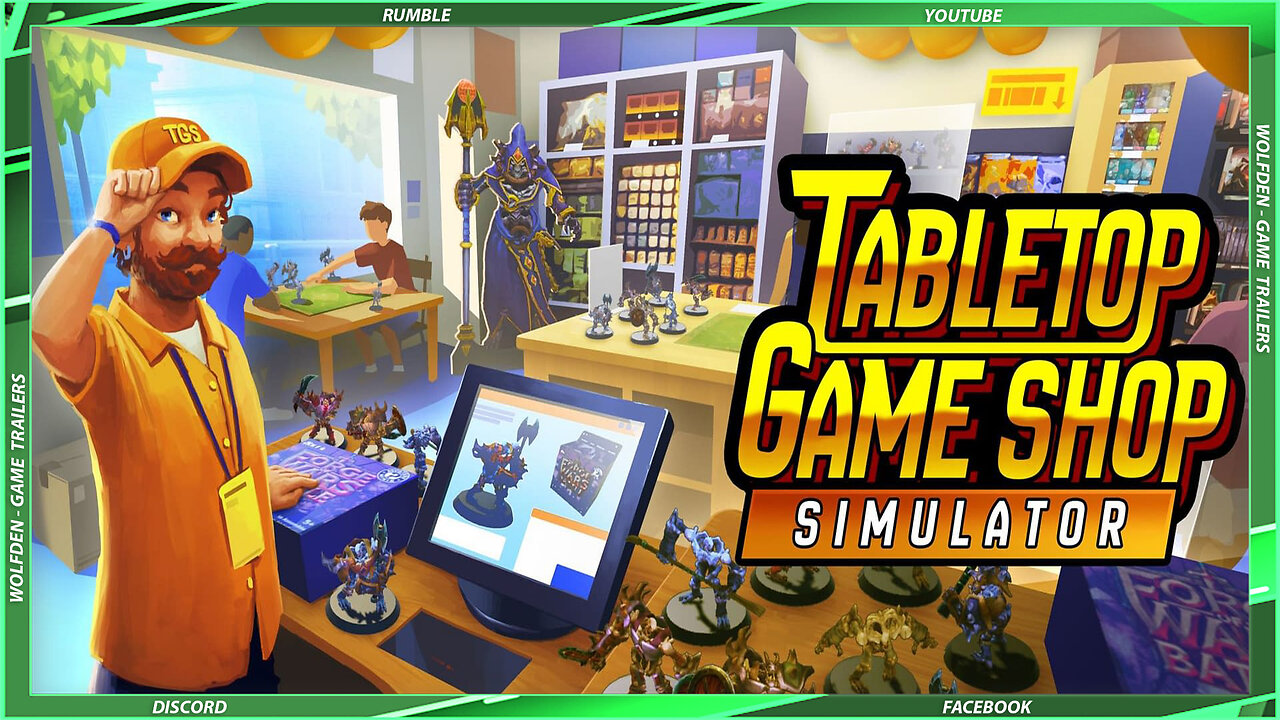 【 Tabletop Game Shop Simulator 】➞【 Official Announcement Trailer 】➞【 2025 】