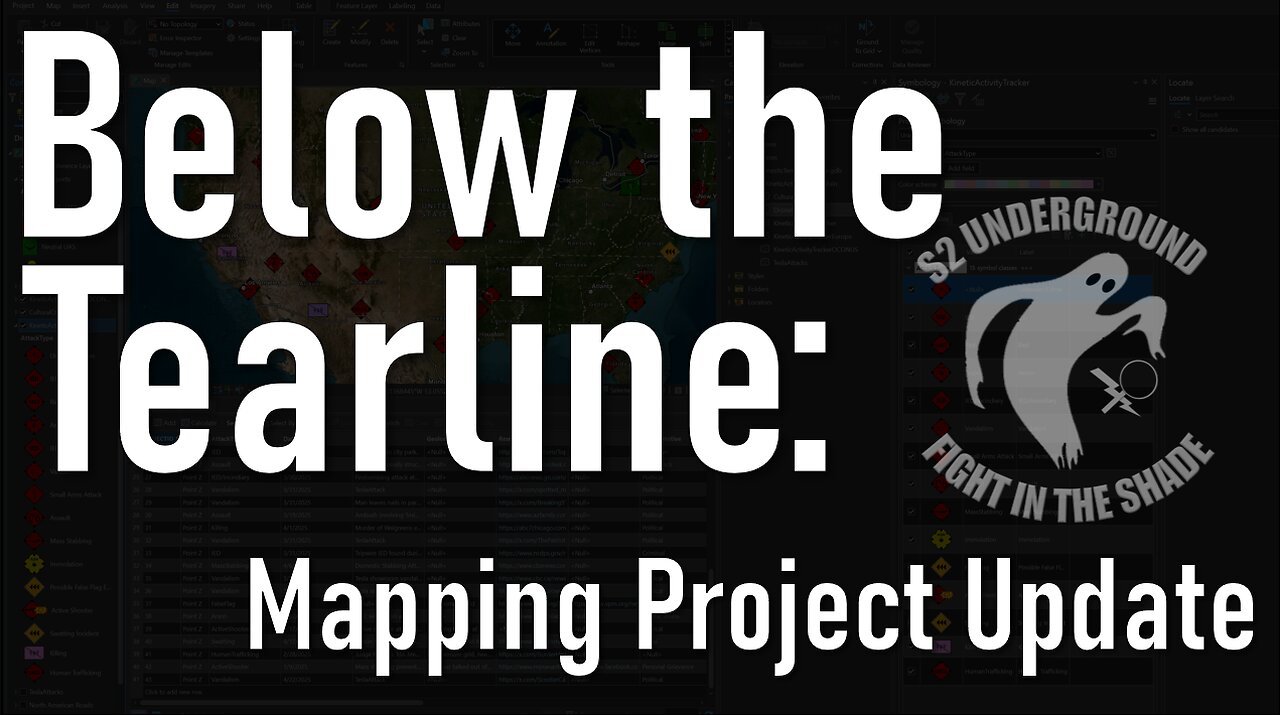 Below the Tearline: Mapping Project Update