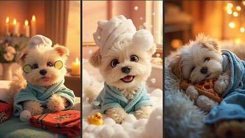 Pizza Mutt’s Spa Day Gone Wrong 💅🐾