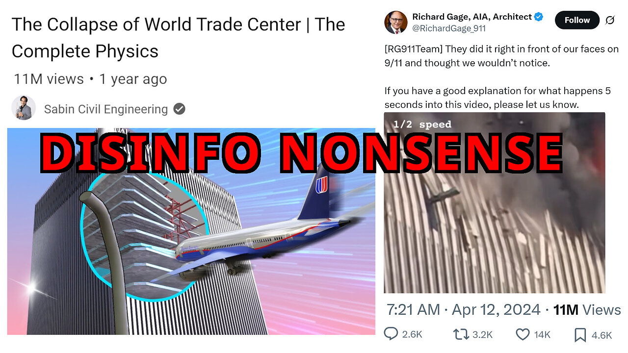 MES Livestream 95: Debunking 9/11 Myths with 9/11 Revisited and Field Interference