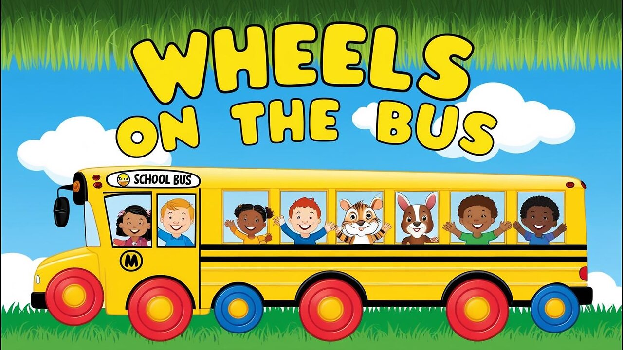 Wheels on the Bus & Vehicles Song | Kids Rhyme Fun