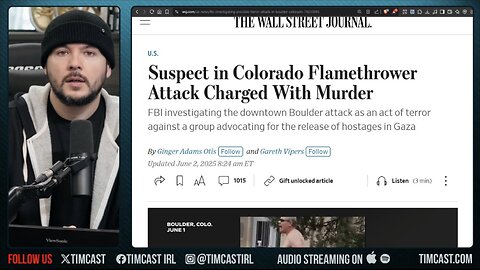 Colorado TERRORIST Charged With MURDER, Was ILLEGAL Let In By BIDEN Admin