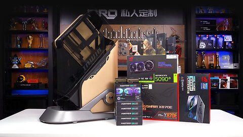 「BRO」4K Water Cooled PC Build PHANTEKS NV9 AMD RYZEN 7 9800X3D With RTX5090 NV9黑色海景房 #pcbuild