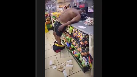 Zombie or maybe he was really really really tired. Dumb Ass.