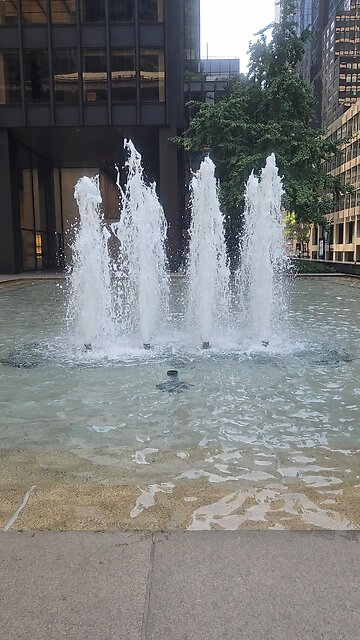 NYC water fountain
