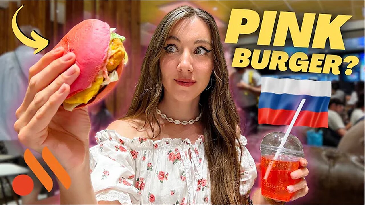 RUSSIAN McDonald’s New Menu! 🌸 Russia’s Cutest Burger? | Russia Vlog
