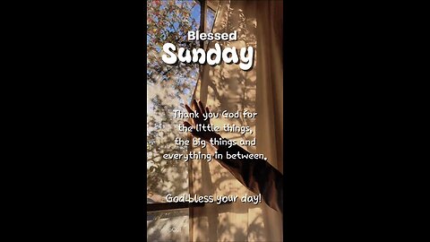 Happy Sunday