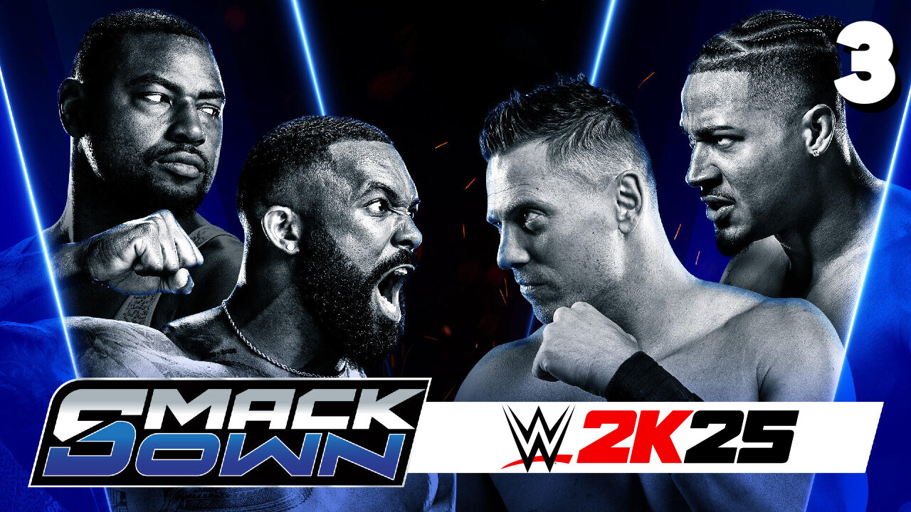 WWE 2K25 Smackdown August 29th 2025 - Match 3: NO 1!