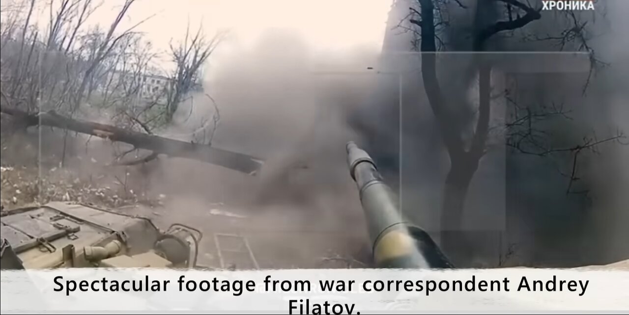 Extreme Close-Range Tank Battle: Russian Armor in Action