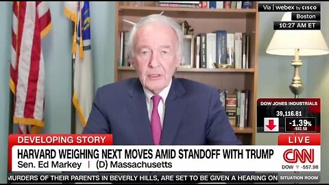 Sen Ed Markey Accuses Trump Of Running An Extortion Racket Against Universities