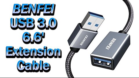 BENFEI USB Extension Braided Cable - 6.6'