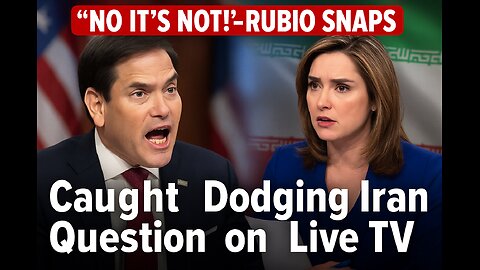 Marco Rubio Melts Down Over Iran Question — “No It’s Not! That’s Irrelevant!”