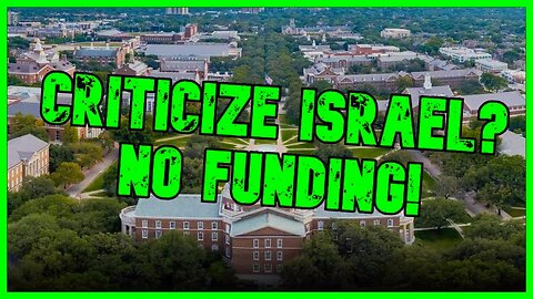 Trump BANS Research Money For Universities That Criticize Israel | The Kyle Kulinski Show