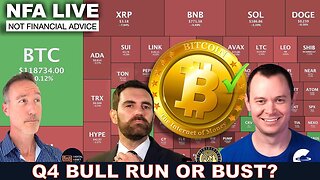 NFA LIVE: Bitcoin’s Q4 BULL RUN or BUST? Powell vs. Trump & Alien Report.