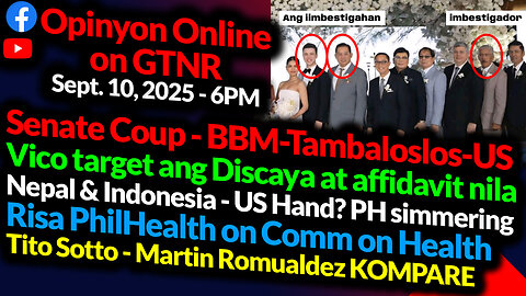 Sotto-Romualdez Magkompare - Nepal & Indonesia US Hand? Vico Vendetta | GTNR Ka Mentong Ka Ado