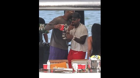 Stefon Diggs 2C Boat Fiasco with Cardi B