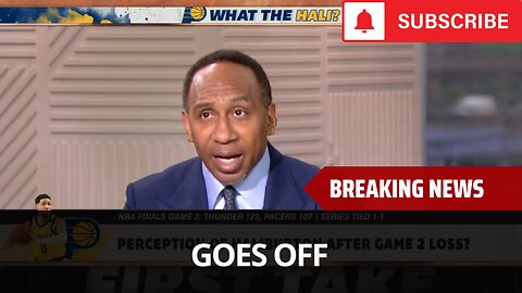 Stephen A Smith Calls Out Tyrese Haliburton Over Game 2 Performance