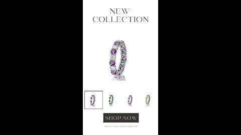 187 custom Elegant round cut Sapphire & Diamond Eternity Band – Stackable Wedding Anniversary Ring
