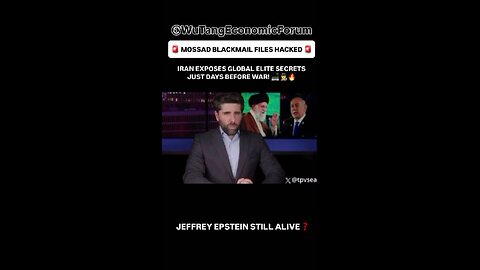 Iran stole 3TBs of data from Israel but Trumps team has Epstein