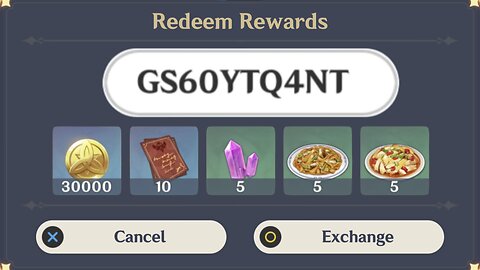 September 4, 2025 ITEM Code (Genshin Impact)