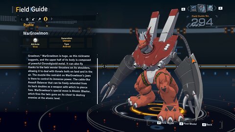 wargrowlmon all digivolution/de-digivolution/profile Digimon Story Time Stranger