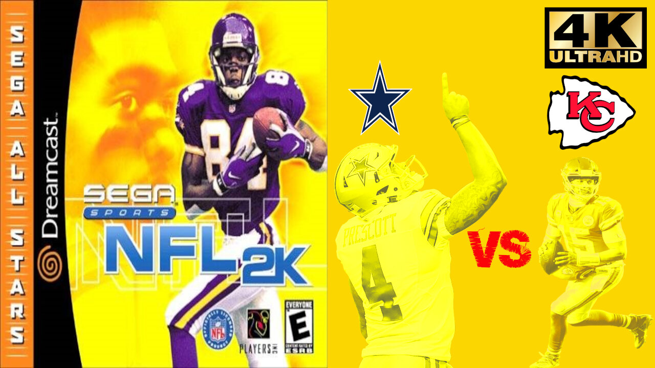 NFL 2K - Sega Dreamcast - Dallas Cowboys vs. Kansas City Chiefs