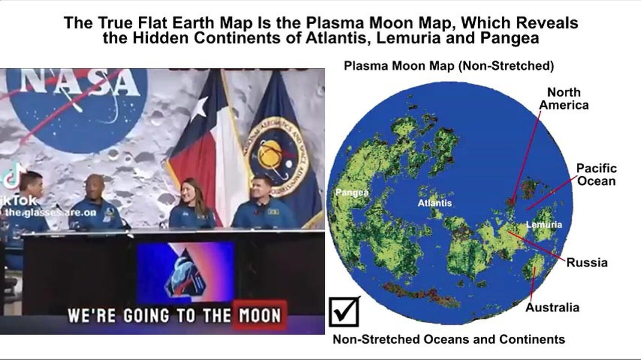 DEEP STATE-Run NASA Lies Nonstop to Hide Plasma Moon, Flat-Earth Map, Atlantis, Lemuria & Pangea !!!