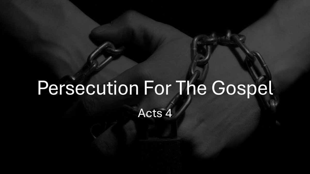 Persecution For The Gospel