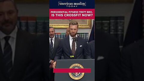 Presidential fitness Test? Bro, is this crossfit now?.