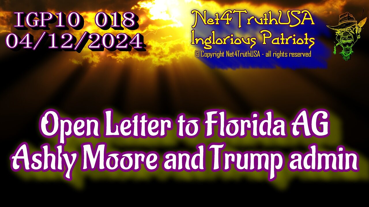 N4T25 018 - Open Letter to Florida AG Ashly Moore and Trump admin
