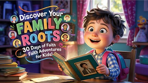 Discover Your FAMILY ROOTS in 30 Days of Faith Adventures for Kids!