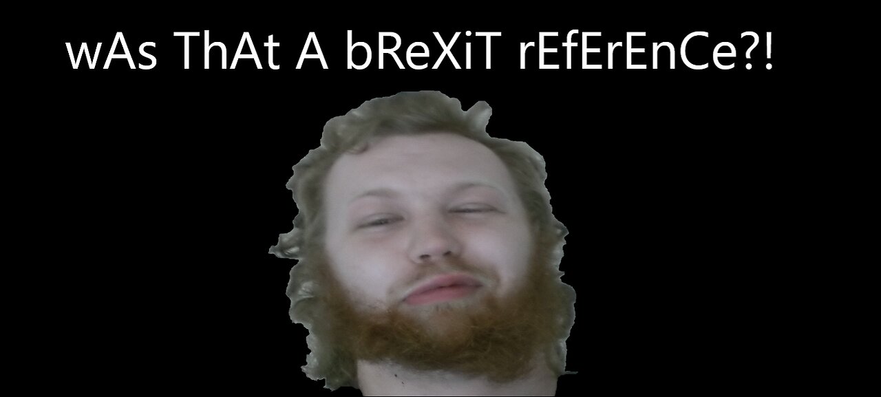 Man Who Thinks Everything is About Brexit