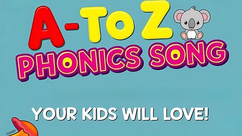 Fun Alphabet Phonics Song with Unique Words | A to Z Letter Sounds for Children