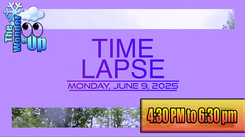 Sky Timelapse Geauga Co. - Monday, June 9, 2025