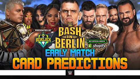 WWE Bash in Berlin 2025 - Match Card Predictions