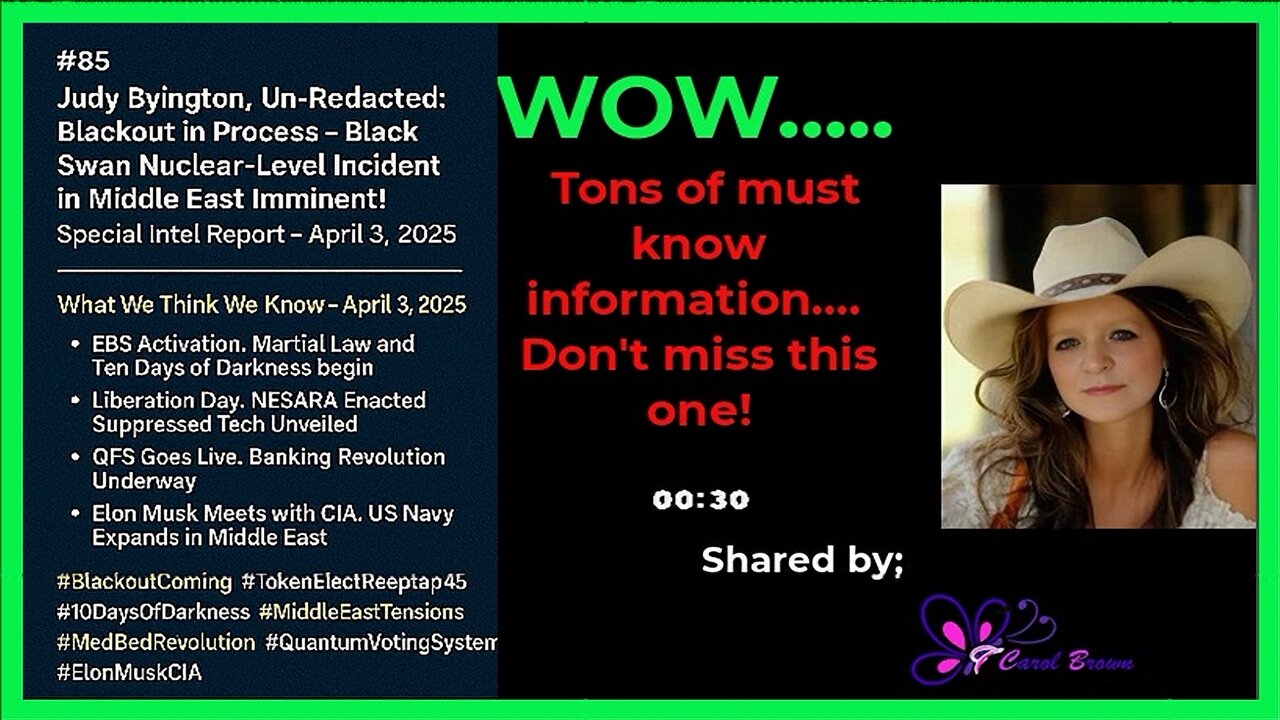 💥Un-Redacted: Blackout in Process - Black Swan Nuclear-Level💥
