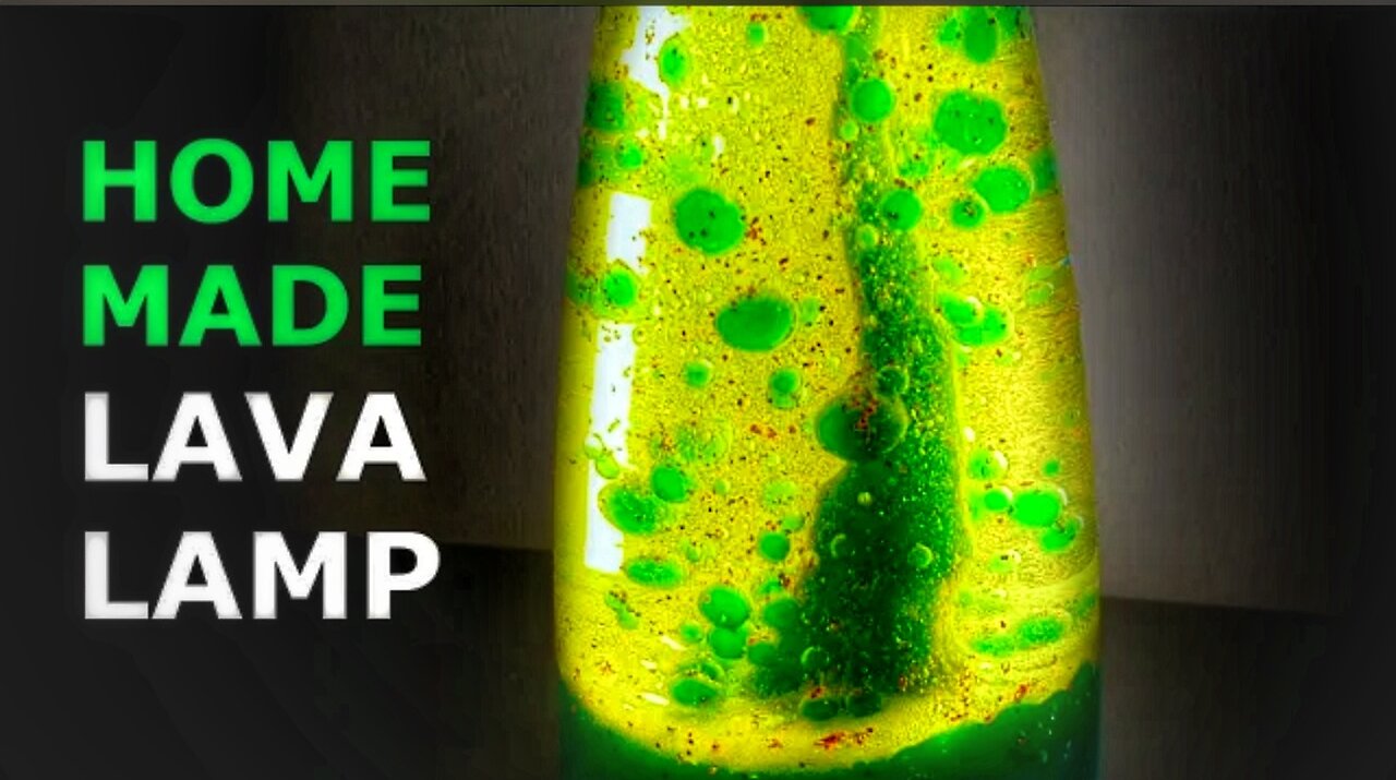 Homemade Lava Lamp Science Experiment / Easy Lava Lamp with Oil and Water